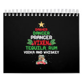 Boom Dasher Dancer Prancer Vixen Tequila Whiskey Kalender (Hoes)