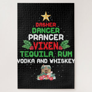 Boom Dasher Dancer Prancer Vixen Tequila Whiskey Legpuzzel