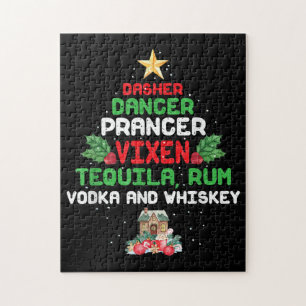 Boom Dasher Dancer Prancer Vixen Tequila Whiskey Legpuzzel