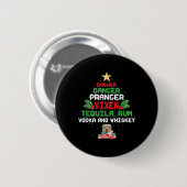 Boom Dasher Dancer Prancer Vixen Tequila Whiskey Ronde Button 5,7 Cm (Voorkant /achterkant)