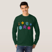 Boom de Kerst met Bordspellen Heren T-shirt (Voorkant volledig)