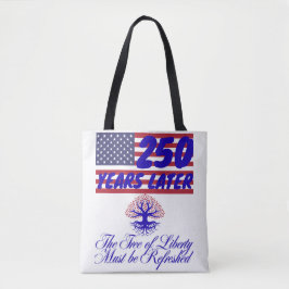 Boom der vrijheid boodschappentas tote bag
