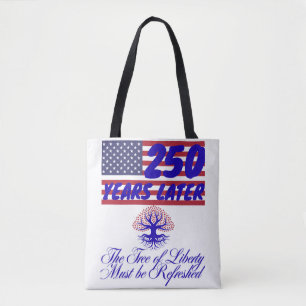 Boom der vrijheid boodschappentas tote bag