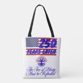 Boom der vrijheid boodschappentas tote bag (Achterkant)