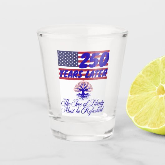 Boom der Vrijheid Shotglas Shot Glas (Voorkant)