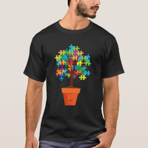 Boom Des Levens Autisme Bewustzijn Maand Grappig A T-shirt