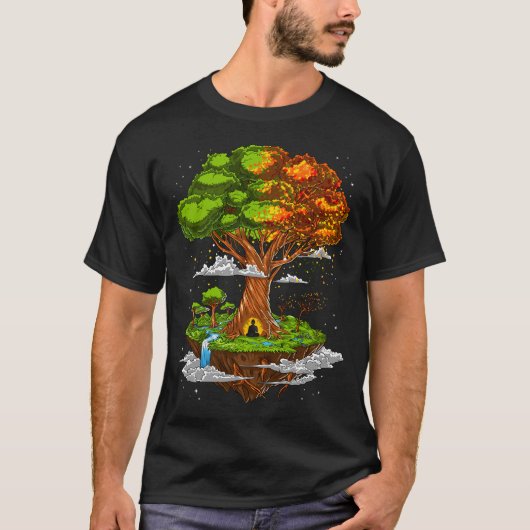 Boom Des Levens Boeddha T-shirt (Voorkant)