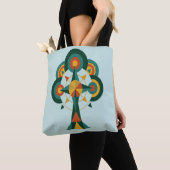 Boom des Levens Boho Mandala Kunst Tote Bag (Dichtbij)