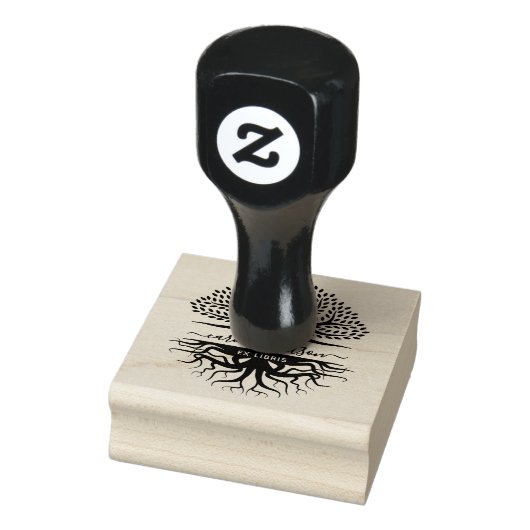 Boom des levens Ex libris Rubberstempel (Stempel)
