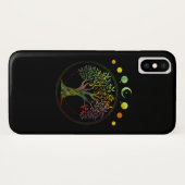Boom des Levens Fasering van de Maan Case-Mate iPhone Case (Achterkant (horizontaal))