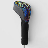 Boom des Levens Gebroken Glas Mozaïek Golfheadcover (Schuin)