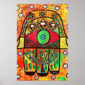Boom des Levens Hamsa Poster (Voorkant)