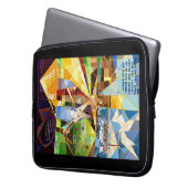 Boom des Levens Jezus Elektronicatas Laptop Sleeve (Voorkant Links)
