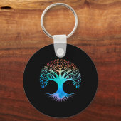 Boom des Levens Keltisch Symbool Sleutelhanger (Voorkant)
