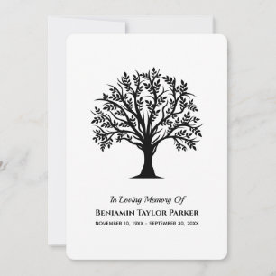 Boom des Levens Rouwen Condoleance Funeral Memoria Bedankkaart