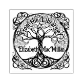 Boom des levens rubber Ex Libris-stempel Rubberstempel (Afrduk)