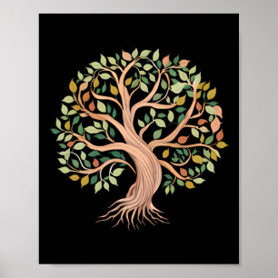 Boom Des Levens Spiritualiteit Yoga Boom Des Leven Poster