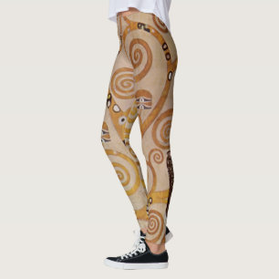 Boom des Levens van Gustav Klimt, gestileerde Art  Leggings