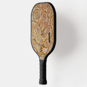Boom des Levens van Gustav Klimt, gestileerde Art Pickleball Paddle (Links)