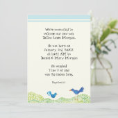 Boom des Levens, Whimsical Boy Geboorteaankondigin Kaart (Staand voorkant)