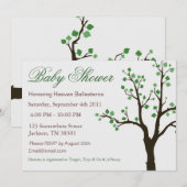 Boom Design Baby Shower-uitnodigingen Kaart (Voorkant / Achterkant)