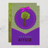 Boom Design Family Reunion-uitnodiging Kaart (Voorkant / Achterkant)