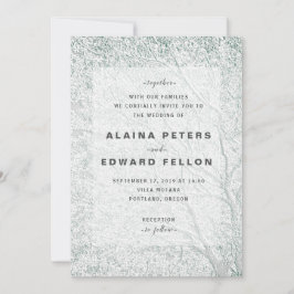 Boom die als uniek in reliëf gedompeld huwelijk wo kaart