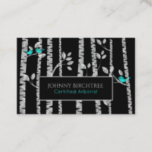 *~* Boom Doctor Birch Trees Blue Birds Arborist