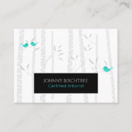 *~* Boom Doctor Blue Birds Arborist Birch Tree Visitekaartje