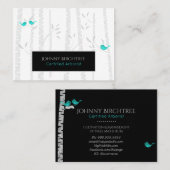 *~* Boom Doctor Blue Birds Arborist Birch Tree Visitekaartje (Voorkant / Achterkant)