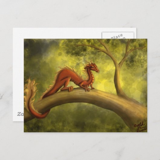 Boom Dragon Briefkaart (Voorkant / Achterkant)