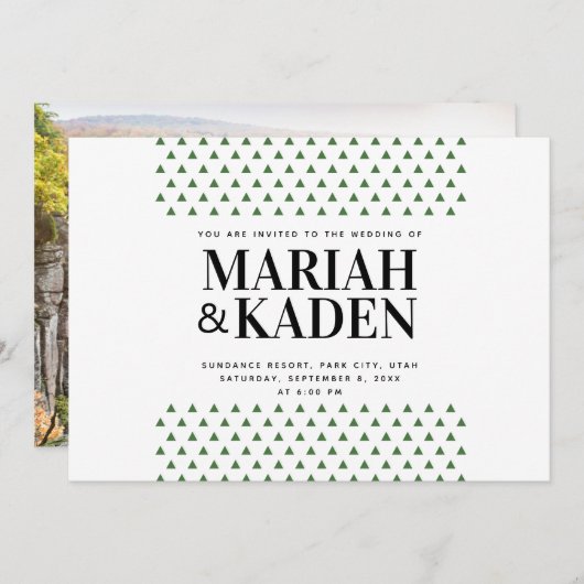 Boom-driehoekshondenweddenschap | kaart (Voorkant / Achterkant)