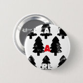 Boom Een boom Patroon Ronde Button 5,7 Cm (Voorkant /achterkant)