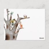 Boom Elegantie Briefkaart (Achterkant)