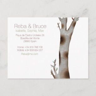 Boom Elegantie Briefkaart