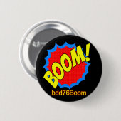 Boom! Emoticon bdd76Boom Badge Ronde Button 5,7 Cm (Voorkant /achterkant)