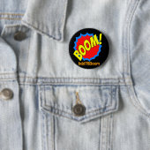 Boom! Emoticon bdd76Boom Badge Ronde Button 5,7 Cm (In situ)
