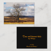 Boom- en afstandsheuvels ATC Visitekaartje (Voorkant / Achterkant)