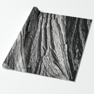 Boom- en boomschors- hout cadeaupapier