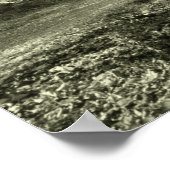 Boom en brug in het centrale park poster (Hoek)