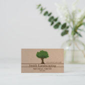 Boom en gazon Service Landscaping Care Gardener Visitekaartje (Staand voorkant)