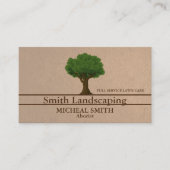 Boom en gazon Service Landscaping Care Gardener Visitekaartje (Voorkant)