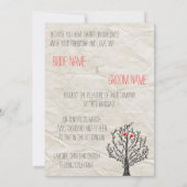 Boom en hart kaart (Achterkant)