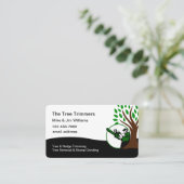 Boom- en hedgeservice visitekaartje (Staand voorkant)