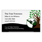 Boom- en hegdopmaak Visitekaartjes Magnetisch Visitekaartje (Voorkant)