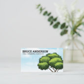 Boom en hemel | Landschapsontwerp Visitekaartje (Staand voorkant)