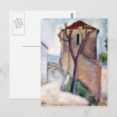 Boom en huis van Amedeo Modigliani Briefkaart (Voorkant / Achterkant)