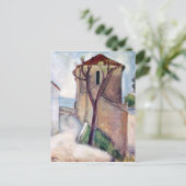 Boom en huis van Amedeo Modigliani Briefkaart (Staand voorkant)