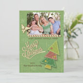 Boom- en kaarsboomgaard fotoplatte kaart (Staand voorkant)