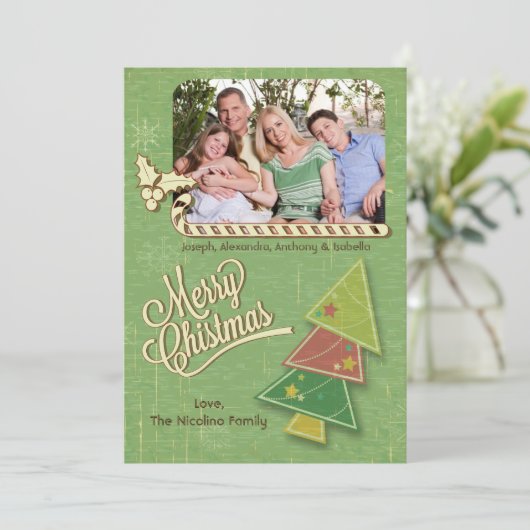  Boom- en kaarsboomgaard fotoplatte kaart (Staand voorkant)